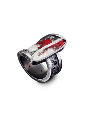 UNMASK男女款UNMASK山水画戒指