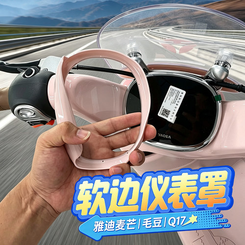 雅迪Q17/麦芒/毛豆电动车仪表罩