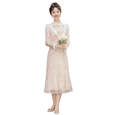 新中式平时可穿敬酒服女秋冬回门