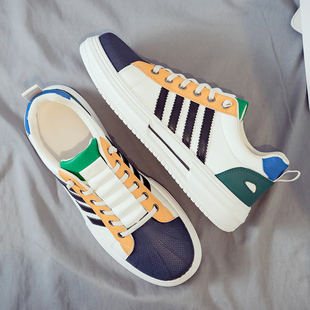 男士 潮流百搭低帮休闲皮鞋 板鞋 春季 小白男鞋 秋冬运动潮鞋 2024新款