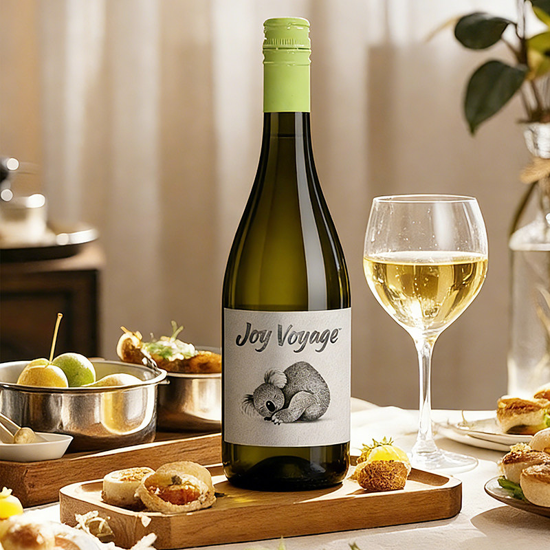 中粮名庄荟环球甄选澳大利亚干红干白葡萄酒红酒750ml