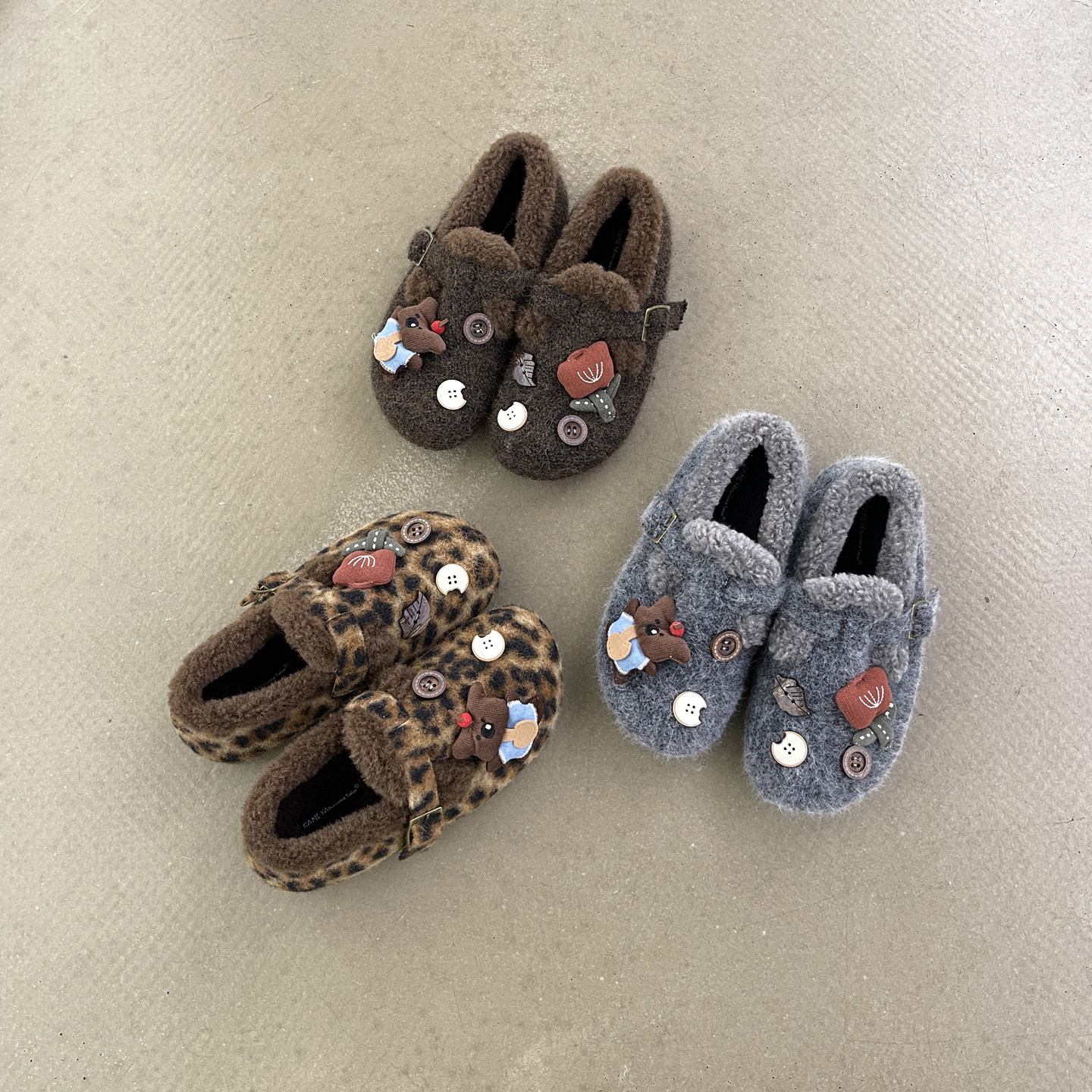 【CHICGIRL】复古豹纹加绒毛毛棉鞋女秋冬季内增高厚底保暖勃肯鞋,女鞋,勃肯鞋/软木鞋,淘宝优惠券,粉丝福利购,淘宝优惠卷