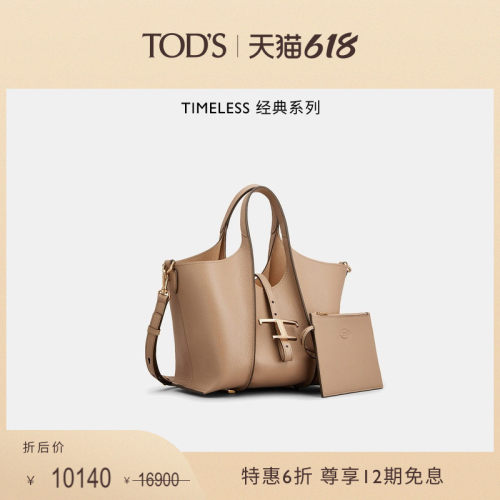 TTIMELESS迷你皮革购物手袋