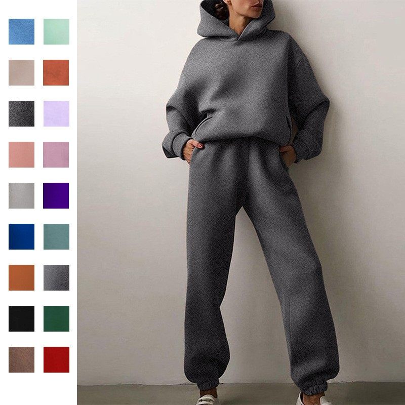 春季亚马逊欧美女装纯色休闲时尚长裤加厚运动连帽卫衣套装女,模玩/动漫/周边/娃圈三坑/桌游,lolita洛丽塔连衣裙,淘宝优惠券,粉丝福利购,淘宝优惠卷