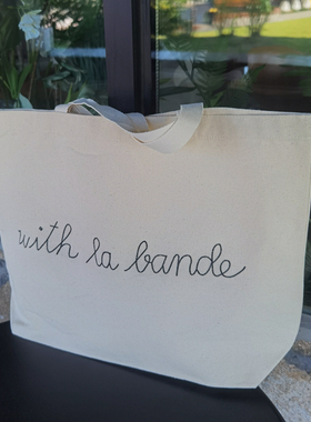 外贸原单大容量小清新帆布包环保袋手提袋通勤补习袋单肩包