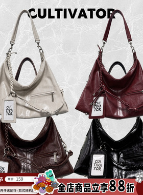cultivator原创小众复古休闲百搭单肩斜跨通勤包托特包2025春夏新