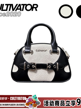 Cultivator原创小众经典撞色百搭精致mini手提斜挎枕头包手机包新