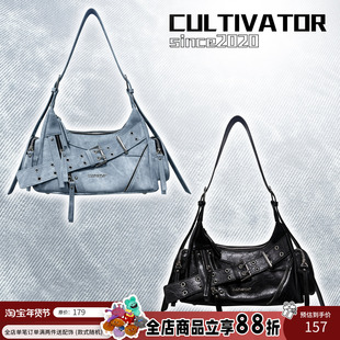 Cultivator原创小众复古辣妹单肩手提斜挎机车包腋下包2025秋冬新