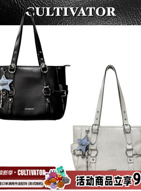 Cultivator原创复古简约百搭单肩大容量通勤菜篮包托特包2025冬新