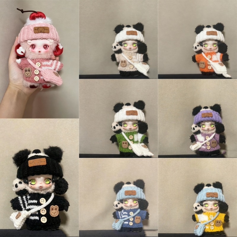 skullpanda娃衣不眠剧场光织园SP娃衣冬季手工钩织毛衣换装着替