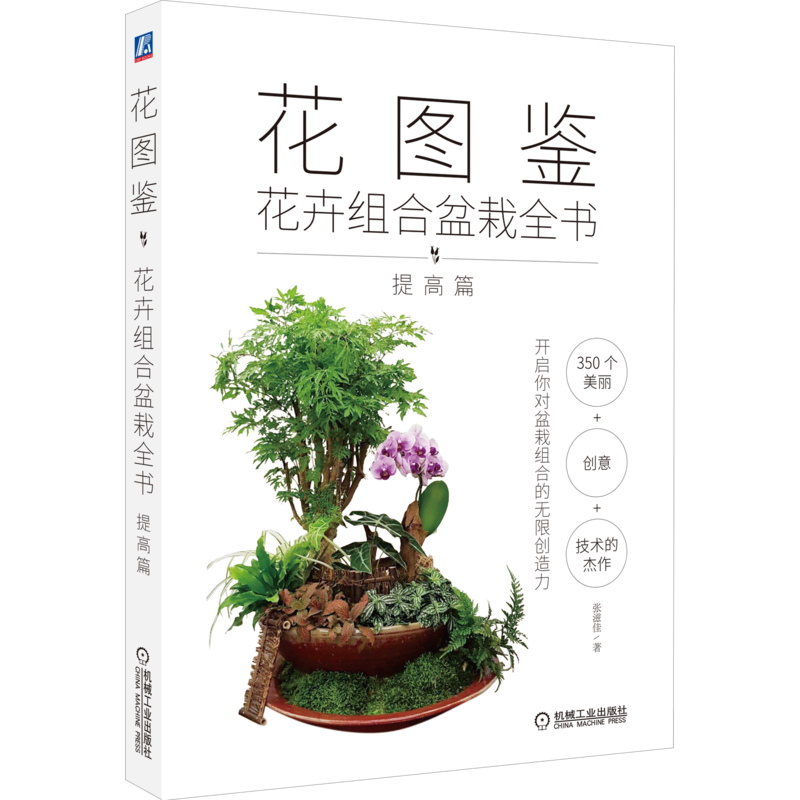 官网正版 花图鉴 花卉组合盆栽全书 提高篇 张滋佳 庭园景观 多样植物 质感 色泽 层次感 自然情趣 园艺创作