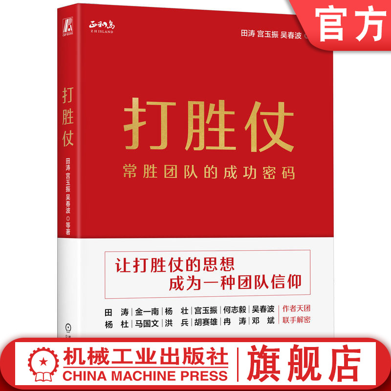 官网正版 打胜仗 常胜团队的成功密码 田涛 宫玉振 吴春波  让打胜仗的思想成为一种团队信仰 胜仗 金一南 杨壮 机械工业出版社