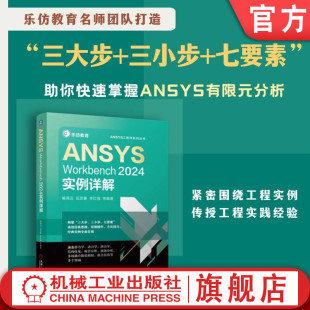 2024实例详解 喻高远 实例详解 官网现货 机械工业出版 Workbench 9787111769538 社 ANSYS