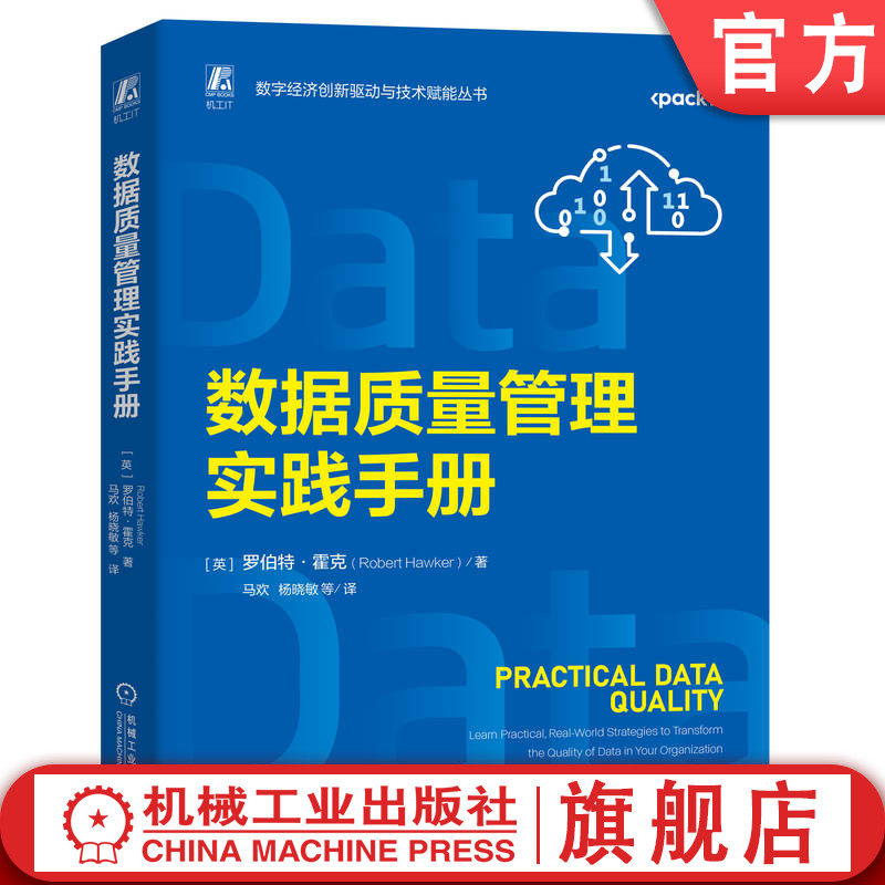 官网现货 数据质量管理实践手册 罗伯特·霍克 评估数据质量 数据管理 数据驱动增长 数据认知 数据治理 数据质量管理 数据资产入