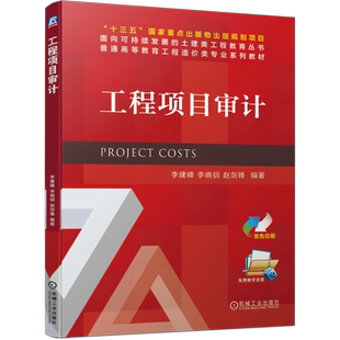 官网正版 工程项目审计 李建峰 李晓钏 赵剑锋 十三五重点出版物出版规划项目 机械工业出版社旗舰店