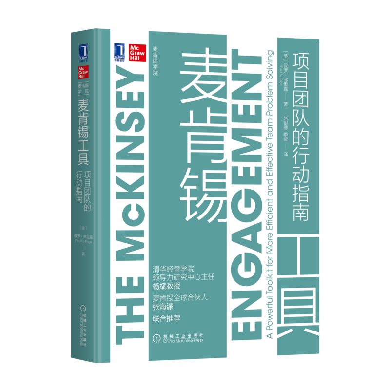 官网正版 麦肯锡工具 项目团队的行动指南 保罗 弗里嘉 团队协作四要素 交流 评价 协助 激励 机械工业出版社旗舰店