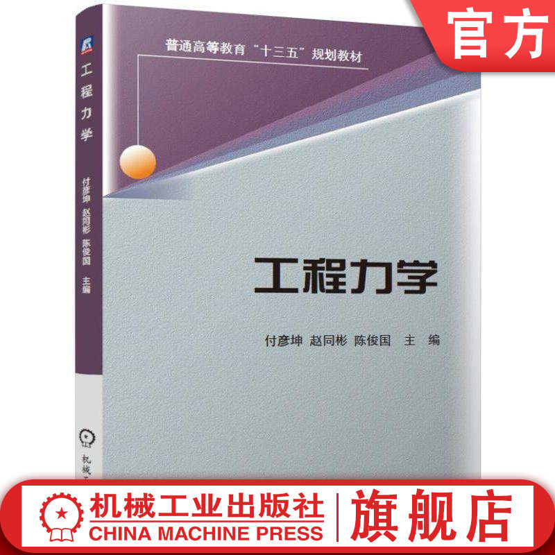 官网正版 工程力学 付彦坤 赵同彬 陈俊国 普通高等教育十三五规划教材 9787111630555 机械工业出版社