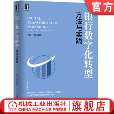官网正版 银行数字化转型 方法与实践 王炜 高峰 业务模式转型升级 数据架构能力 数字化营销运营 风控体系 数字化转型效能