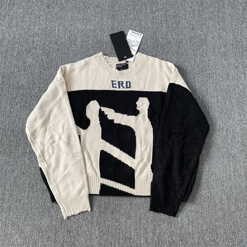 Enfants Riches Deprimes ERD忧郁的富二代剪影人像破坏羊绒毛衣