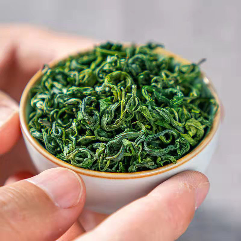 十堰竹溪毛尖武当山茶明前茶新茶湖北茶叶龙王垭茶圣水绿茶炒青茶