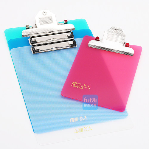 A4板夹写字夹板蝴蝶夹透明送货单