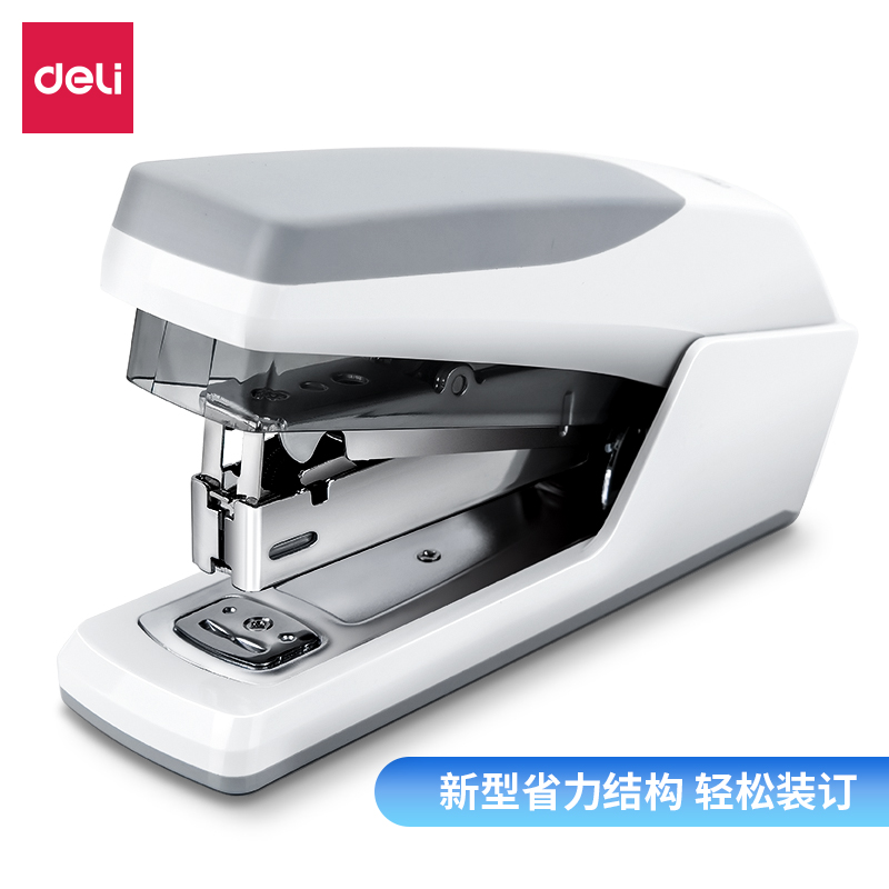 得力省力订书机0368中型书机装订器 钉书机12#办公装订机可钉30页