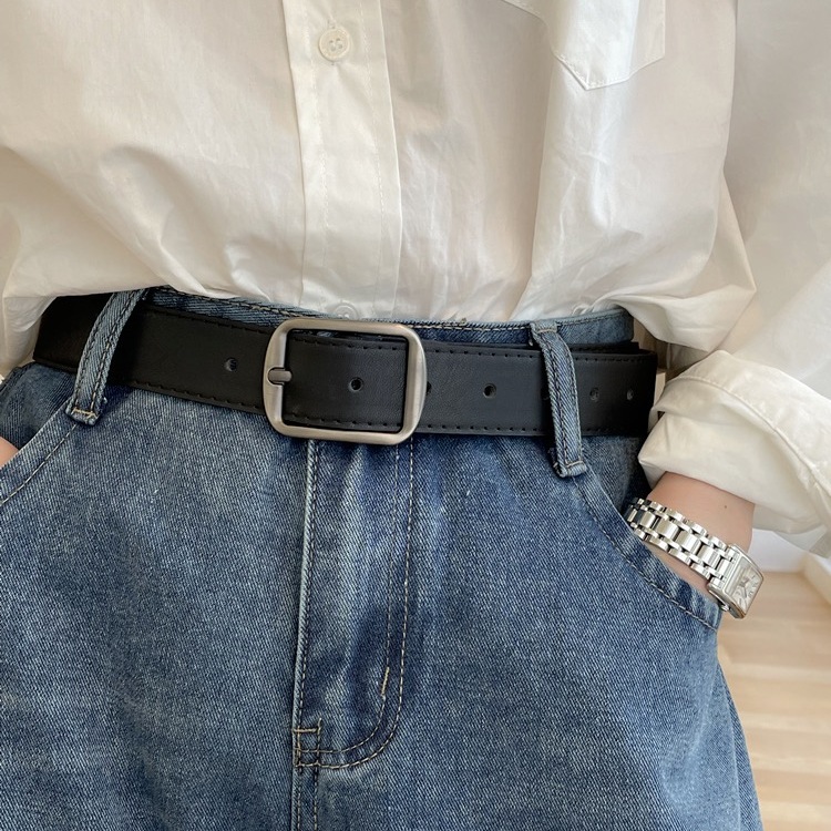 皮带男女年轻人针扣ins风潮流韩版时尚裤腰带裤带青年腰带男学生