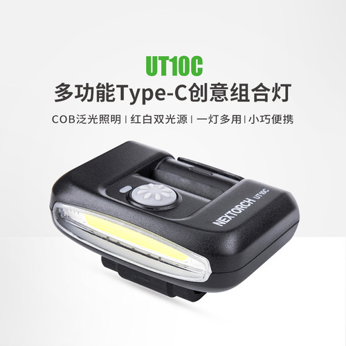 纳丽德ut10ut11泛光可充电头灯