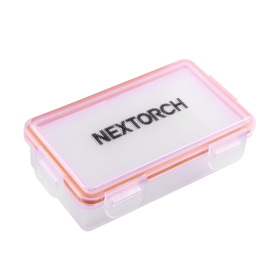 nextorch纳丽德电池收纳盒18650锂电池收纳盒透明防水盒外出便携