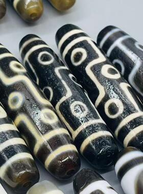 保真品西藏天然玛瑙老天珠吊坠