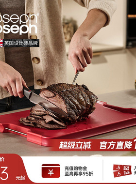 JosephJoseph厨房斜面菜板牛排板砧板切菜案板刀板 60207