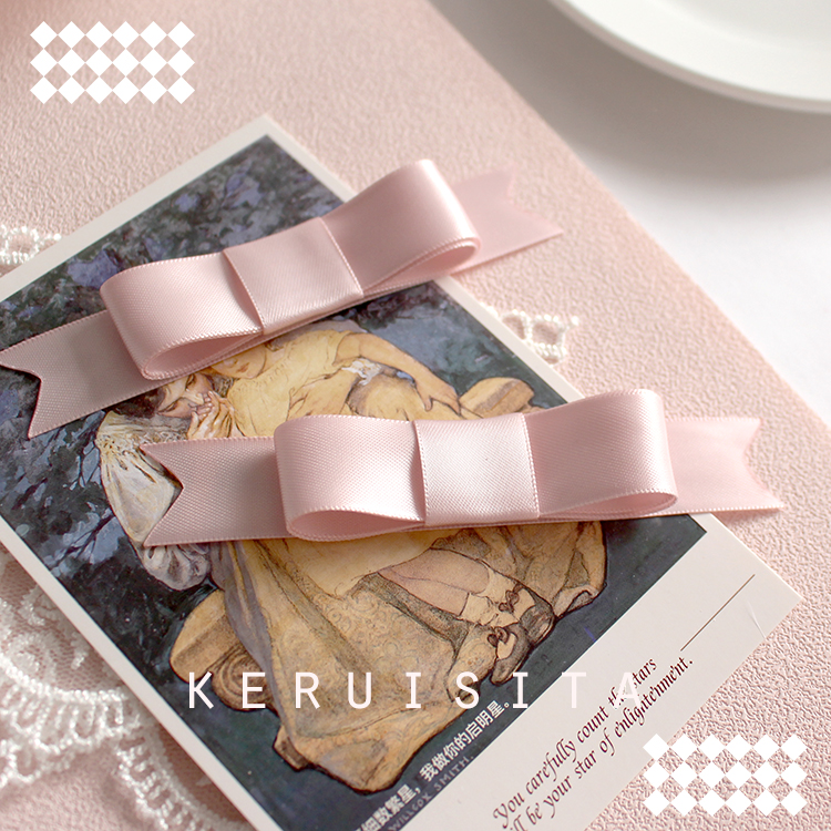 蝴蝶结少女发夹胸针头饰发夹对夹