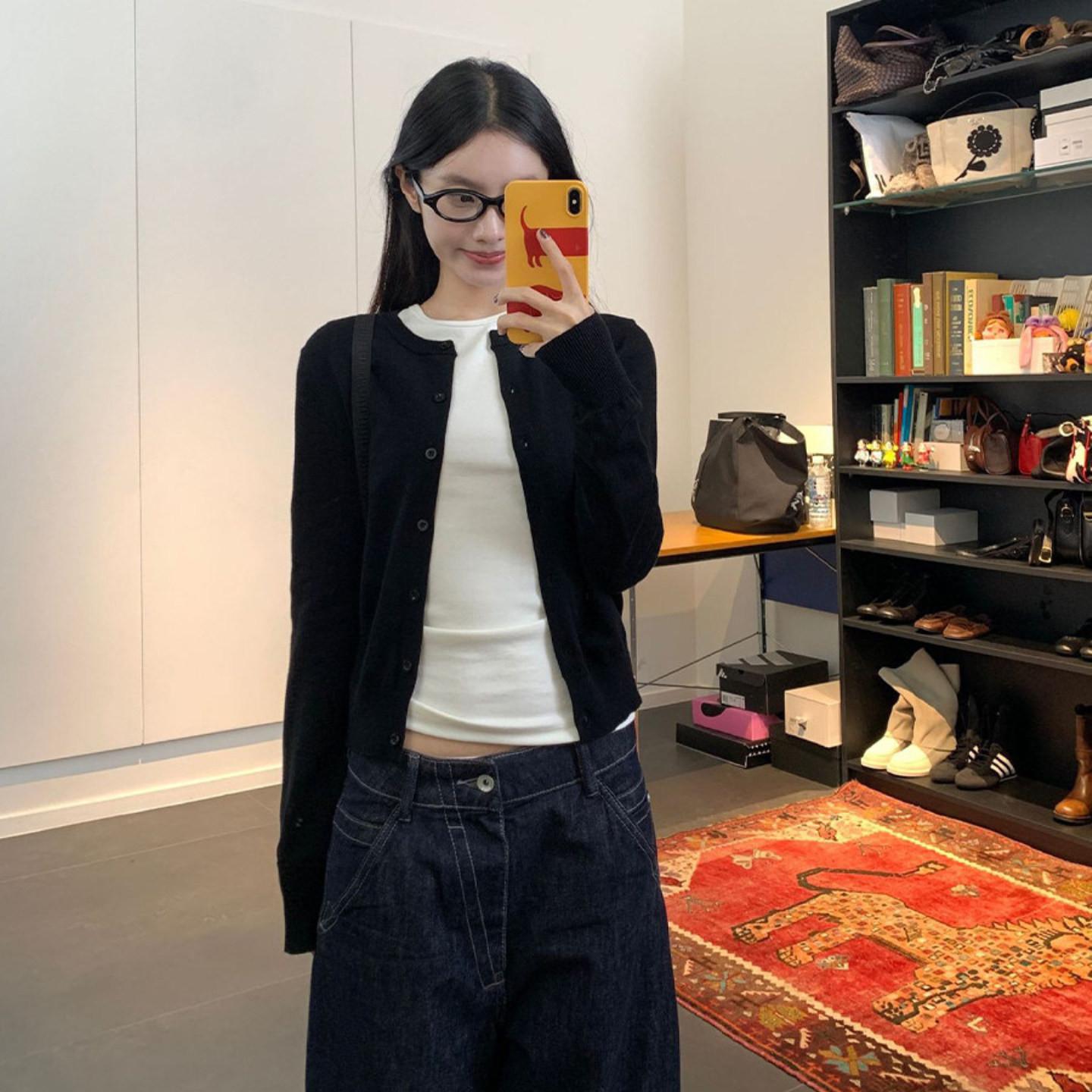 韩系高级感针织开衫外套女春秋薄