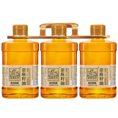 亚麻公社 亚麻籽油910ml 3压榨一级炒菜浓香胡麻油食用油内蒙营养