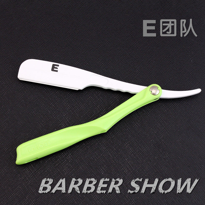 油头渐变增白刮刀美国E团队刮刀架可更换刀片Barber剃刀修鬓角刀在类目 个人护理/保健/按摩器材, 清洁美容工具, 剃须刀中 - 来自Buy2taobao.com提供专业的淘宝代购服务
