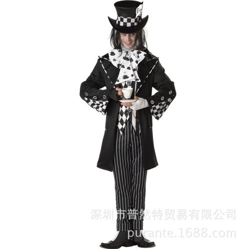 新款男款吸血鬼服舞台派对演出服