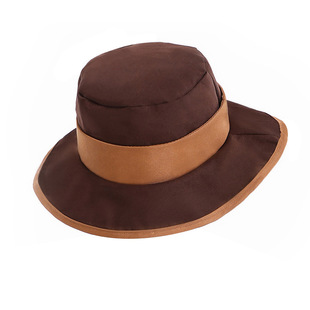 阿尔卑斯山民棕色布帽子演出 Hat 德国慕尼黑啤酒帽German Alpine