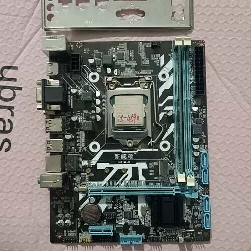 可维修新威硕H81M-D主板套装，带I5-4590 CPUDDR议价