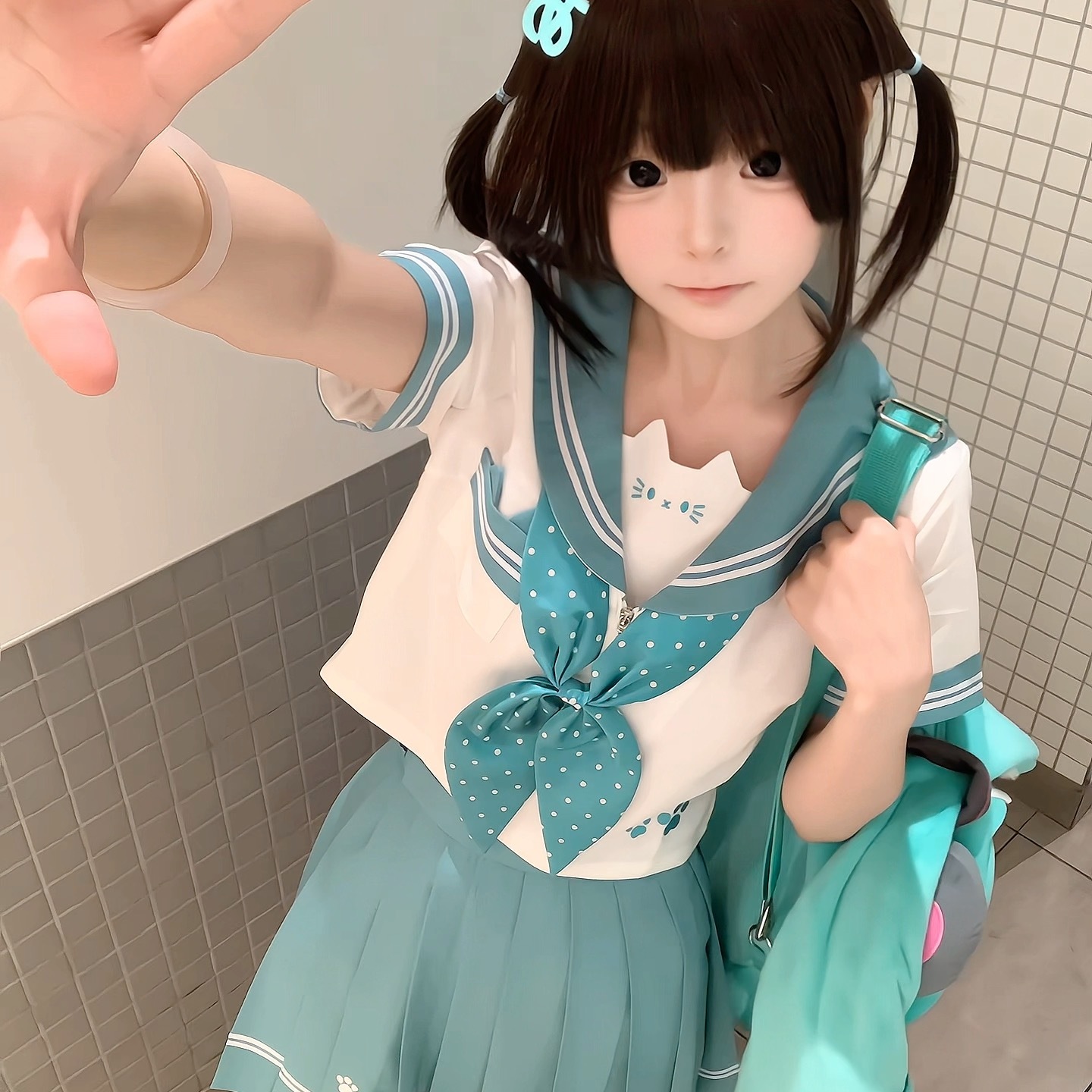 张不烦原创【宅喵物语】初音色jk制服秋季小猫基础学院风水手服