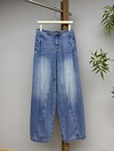 牛仔直筒裤 名品港春款 宽松高腰百搭休闲美式 女26新款 阔腿牛仔长裤