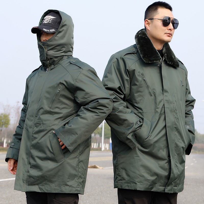 冬季加厚军冬大衣冷库工作服