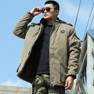 加厚东北大衣防寒加绒冷库棉袄棉衣冬装 冬季 外套 军大衣男款 新款
