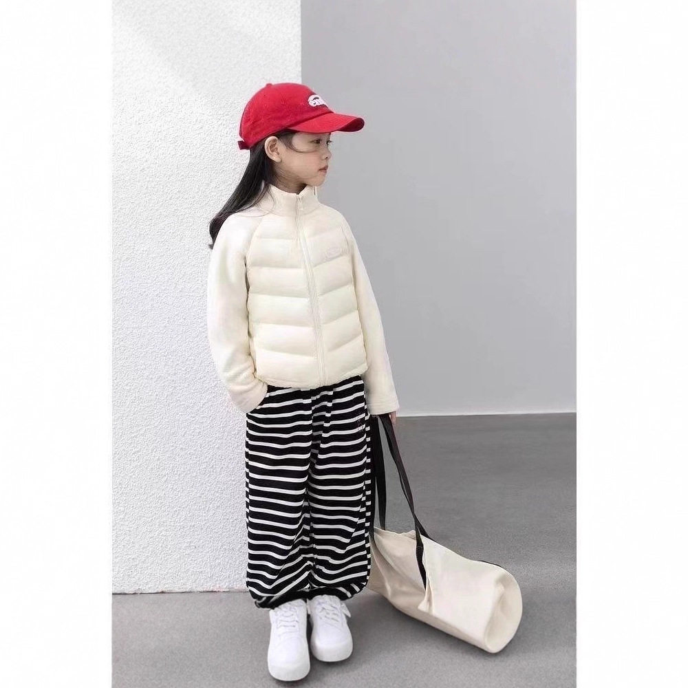 女童轻薄羽绒棉服秋冬新款摇粒绒儿童校服内搭神器棉服内胆外套