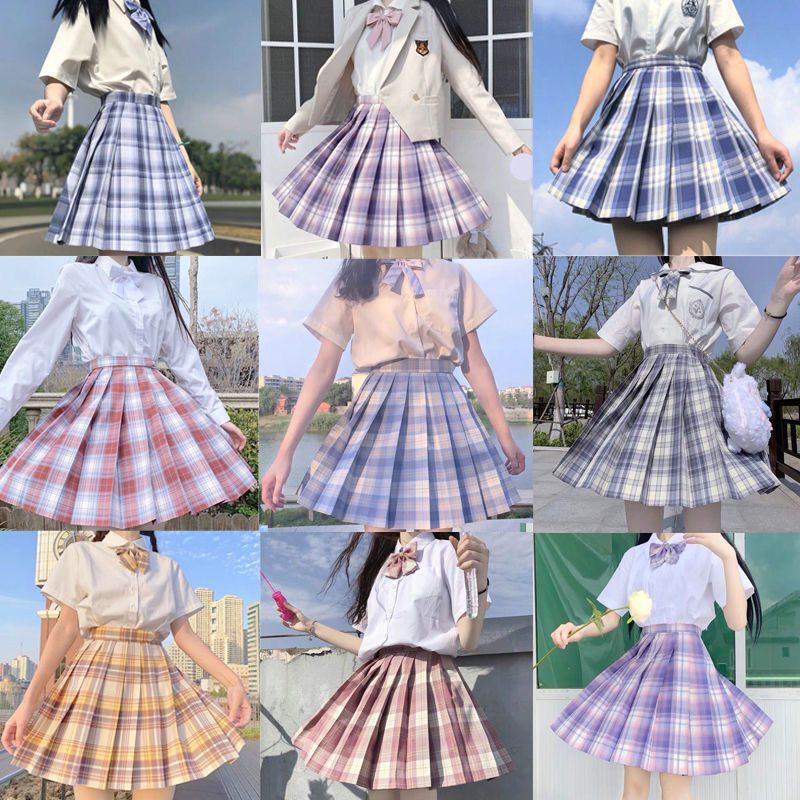 2024年新款日系合集JK制服格裙女短袖套装百褶裙学生jk校服批发代