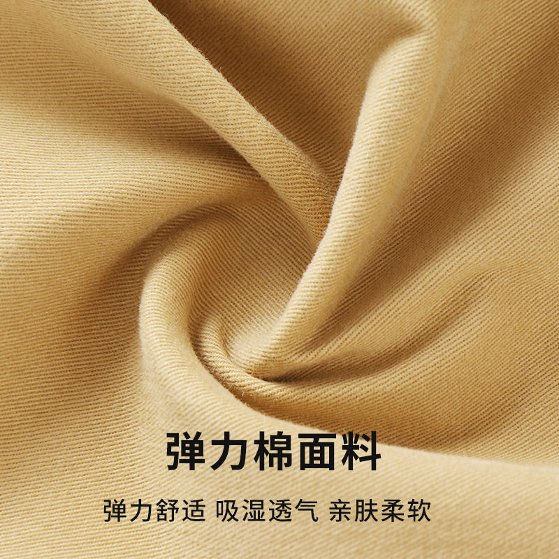 儿童短裤藏青色夏季薄款女男童卡其色中裤深蓝藏蓝小学生校服西裤