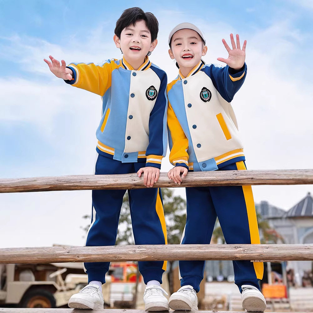小学生校服春秋套装班服运动棒球服一年级儿童夏季幼儿园园服秋装