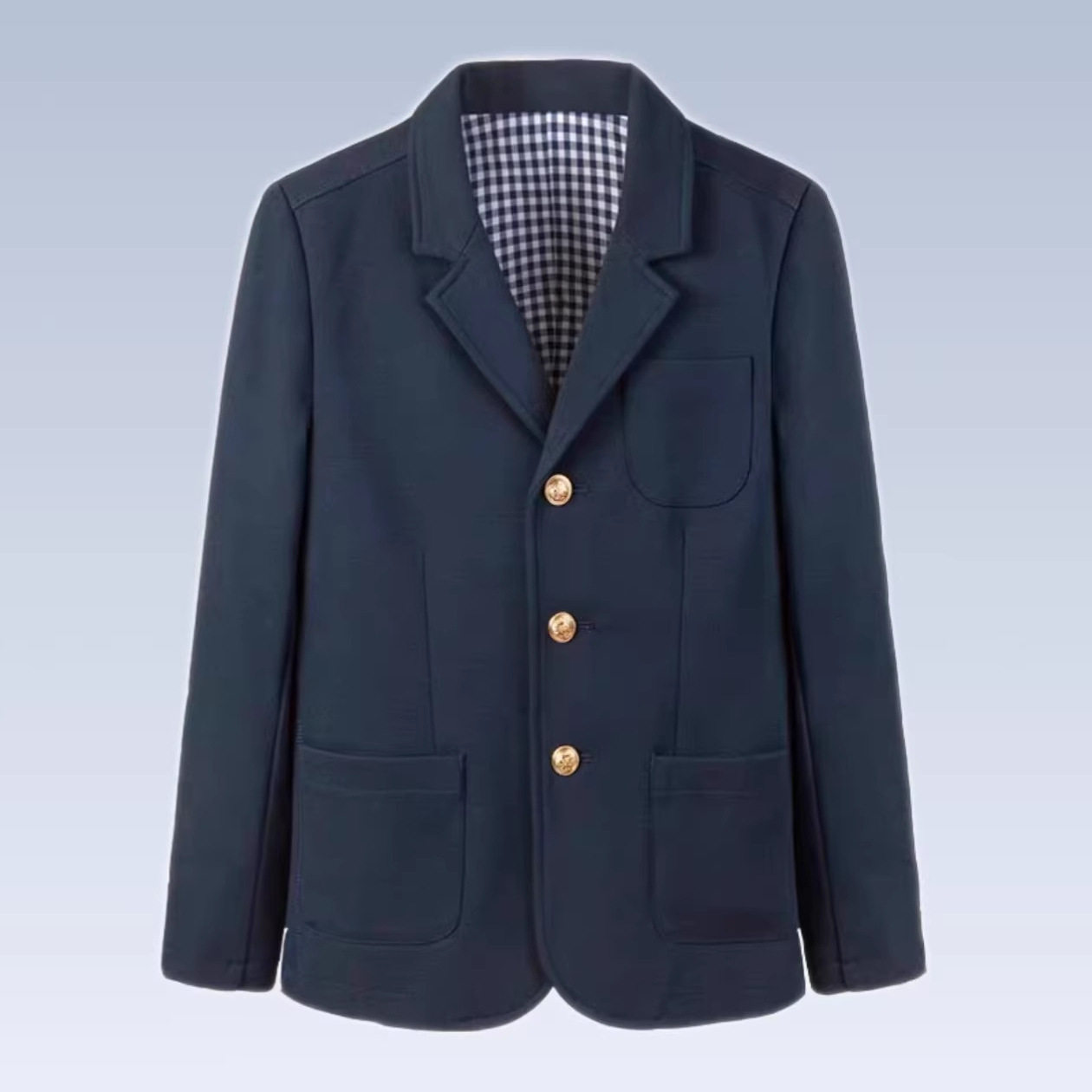 砍柴娃中小学生校服礼服表演儿童西装男女童西服灰色英伦学院西装