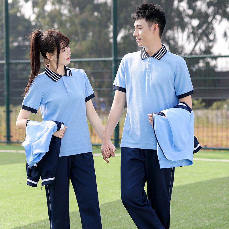 班服学院风高中生春秋季套装初中小学生运动会三件套宽松校服团购