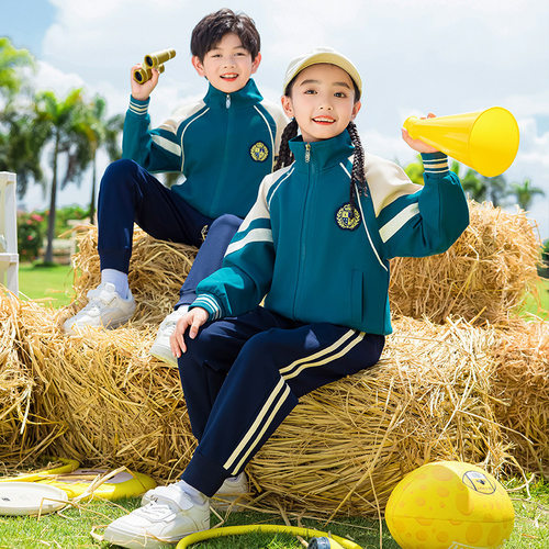 小学生校服套装春夏季长袖儿童班服j秋季棒球服英伦幼儿园园服