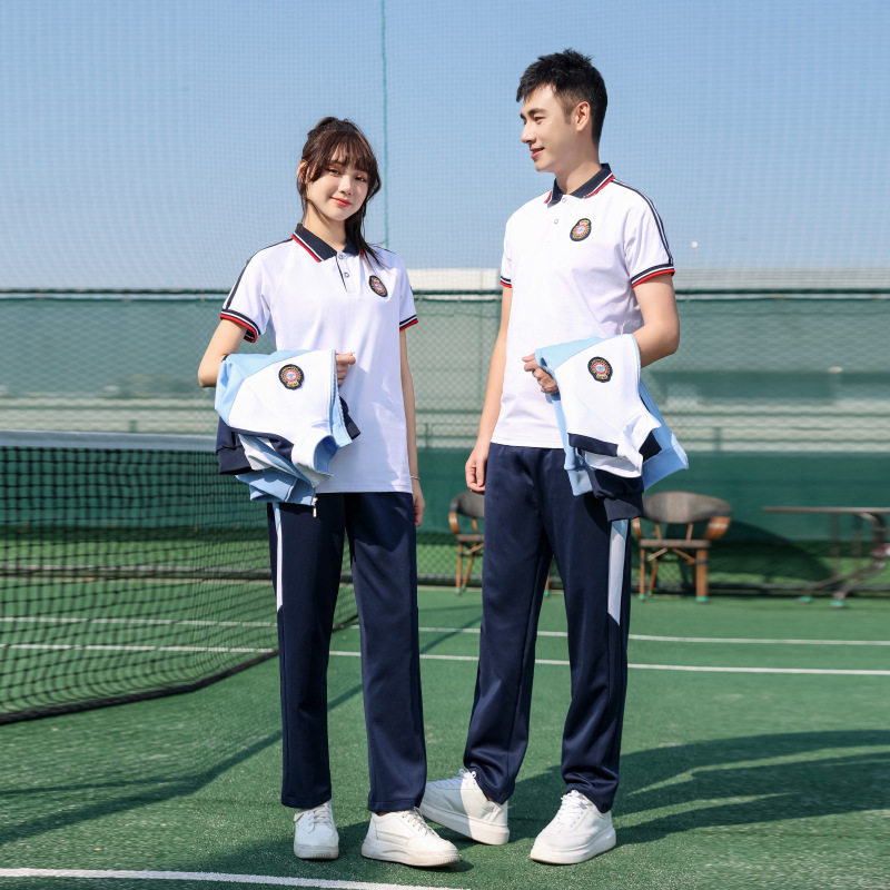 春秋初中生高中生校服班服套装运动会春秋季三件套上衣长袖运动服